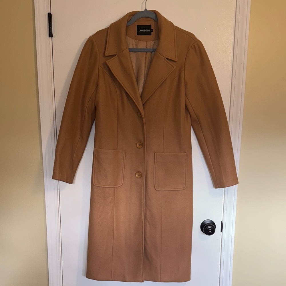 Women's Camel Trench Coat